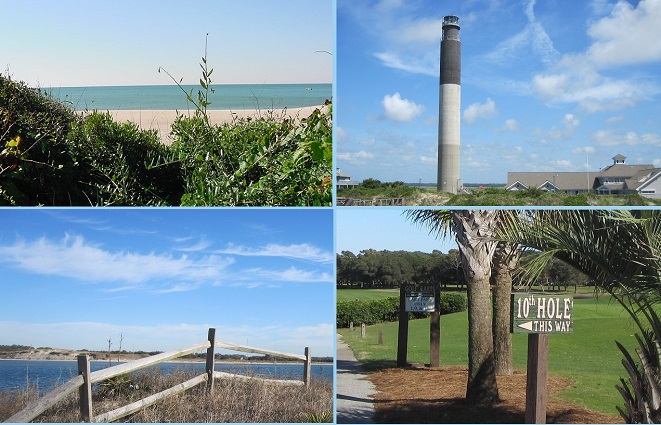 Oak Island NC pictures golf ocean ICW lighthouse